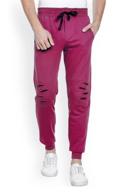 

AVOQ Maroon Men Smart Fit Track Pants