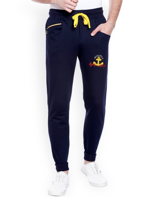 

AVOQ Navy Track Pants, Navy blue