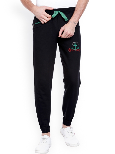 

AVOQ Men Navy Blue Smart Fit Track Pants