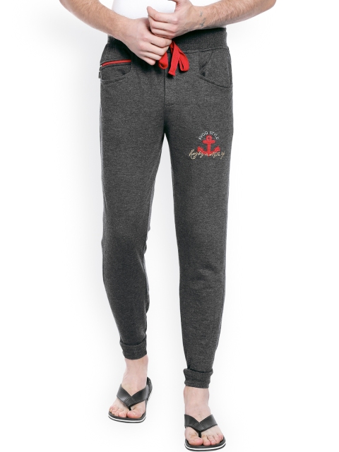 

AVOQ Men Charcoal Grey Lounge Pants OP41