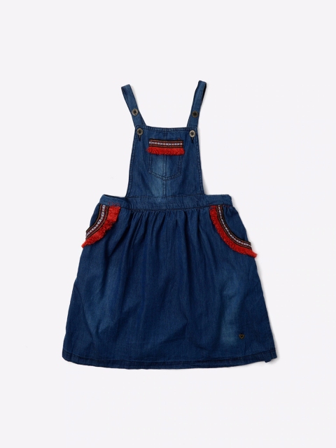 

612 league Girls Blue & Red Jumpsuit