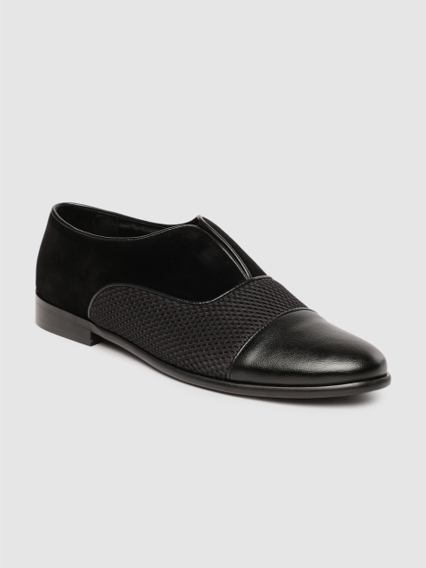 

The Alternate Men Blue Textured Velvet Loafers