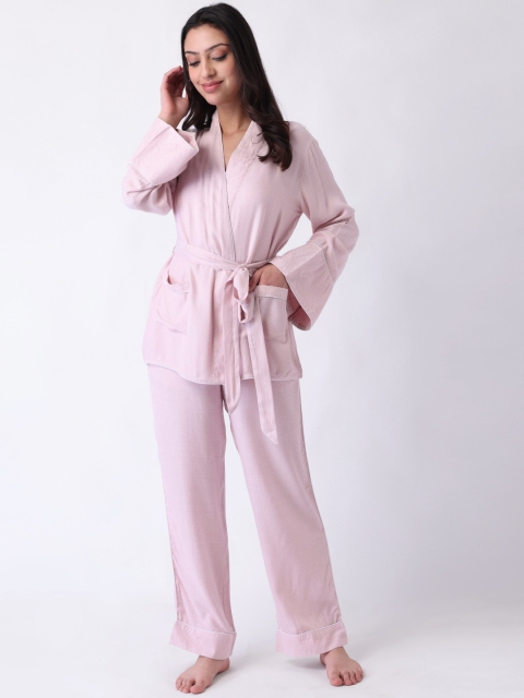 

ADORENITE Women Pink Night suit