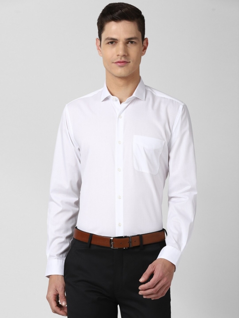 

Peter England Men White Regular Fit Formal Shirt