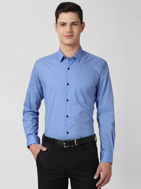 

Peter England Men Blue Regular Fit Formal Shirt