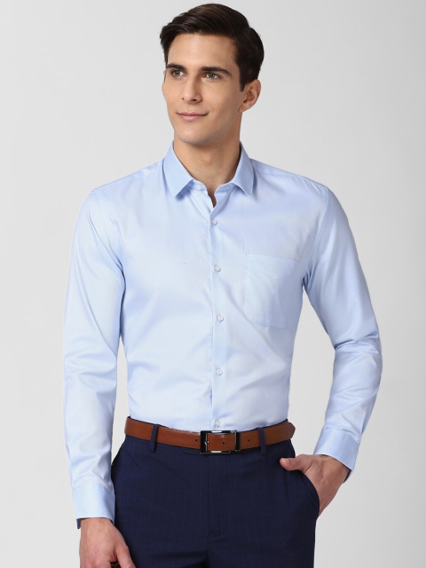 

Peter England Men Blue Regular Fit Pure Cotton Formal Shirt