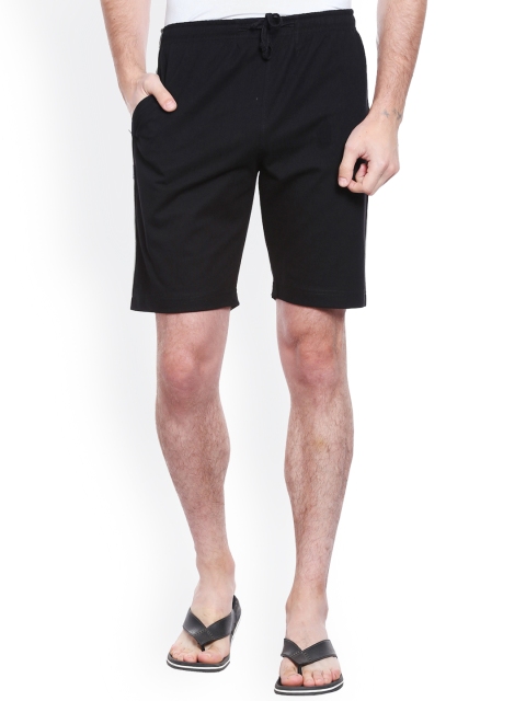 

Allocate Men Black Solid Shorts