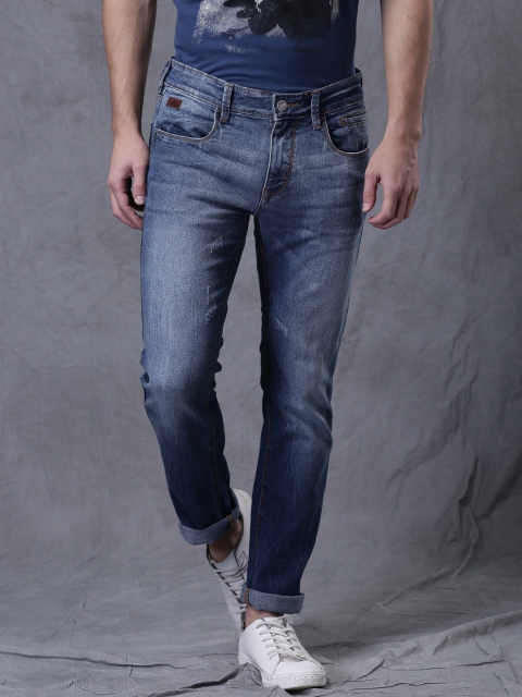 

WROGN Men Blue Slim Fit Stretchable Jeans