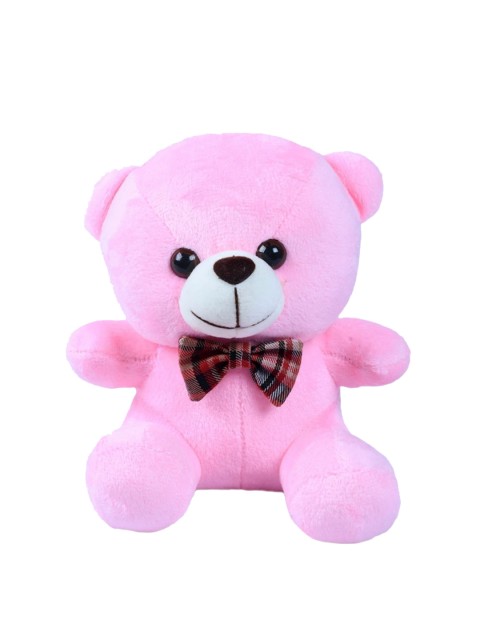 

AkashKrishna Kids Pink Teddy Bear Soft Toy with Bow Detail