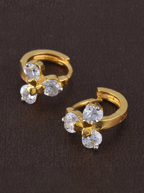 

Tistabene Gold-Plated Contemporary Hoop Earrings