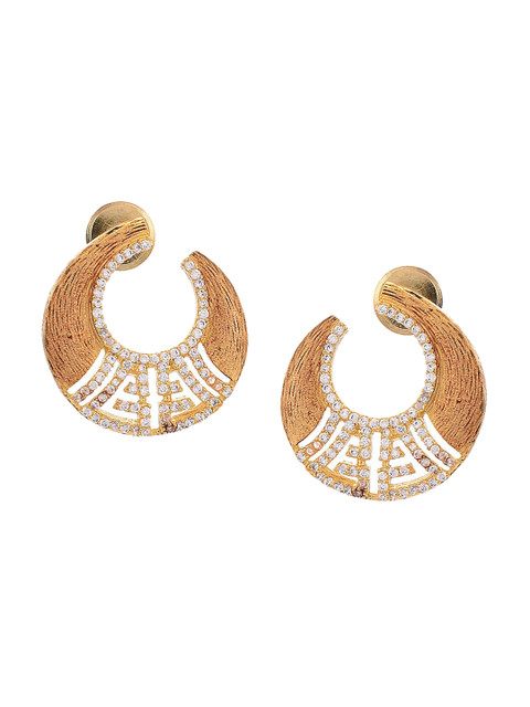 

Tistabene Gold-Toned Contemporary Studs Earrings