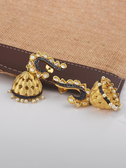 

Tistabene Blue Contemporary Jhumkas Earrings
