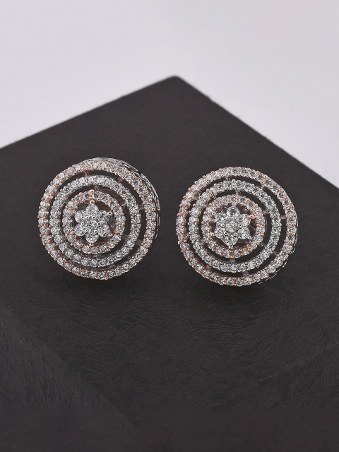 

Tistabene White Circular Studs Earrings