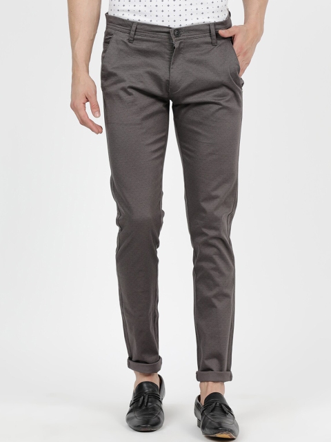 

V2 Value & Variety Men Grey Chinos Trousers