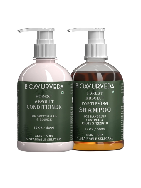 

BIOAYURVEDA Set of Forest Absolut Shampoo & Conditioner 500 g each, Green