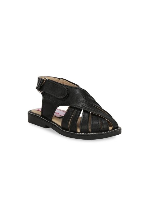 

Buckled Up Boys Black Comfort Sandals