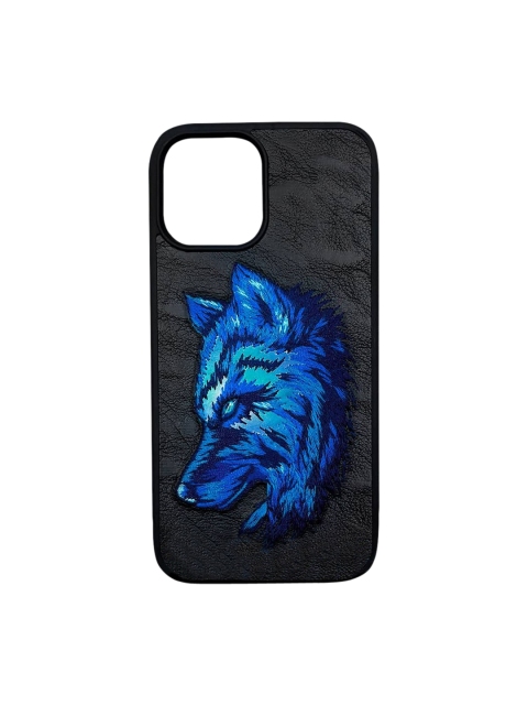 

Treemoda Black & Blue Wolf Case NM Series iPhone 12 Pro Back Case