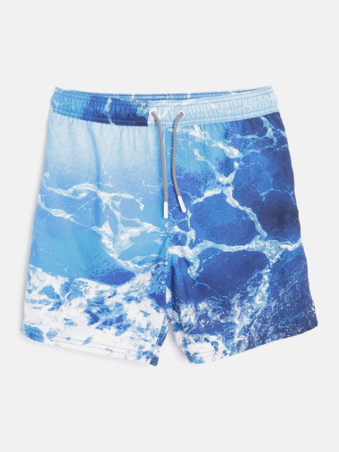 

Marks & Spencer Boys Blue Printed Shorts