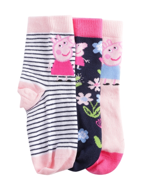 

Marks & Spencer Girls Pack of 3 Printed Socks, White