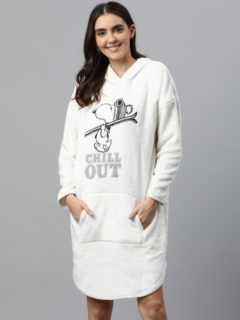 

Marks & Spencer White Printed Nightdress