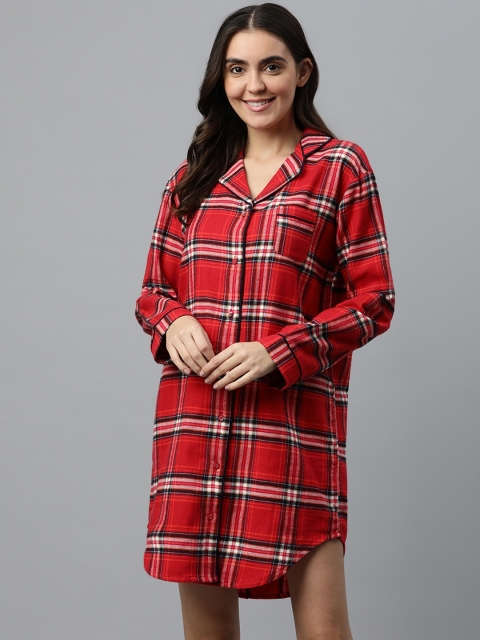 

Marks & Spencer Red Checked Nightdress