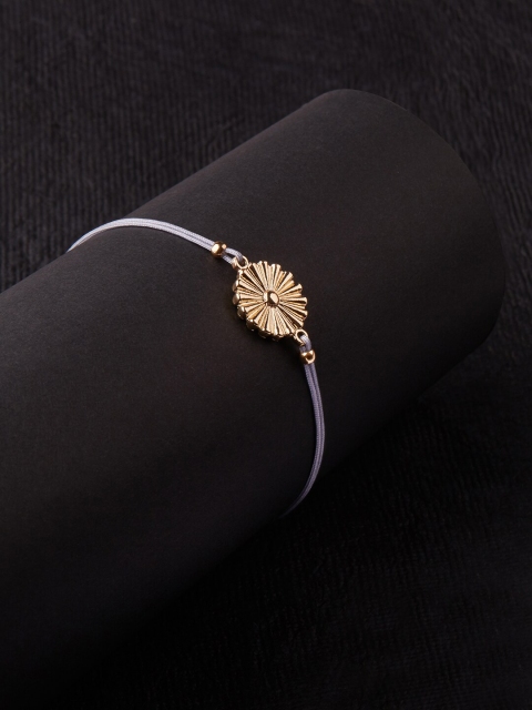

Accessorize Women Blue & Gold-Toned Flower Friendship Bracelet
