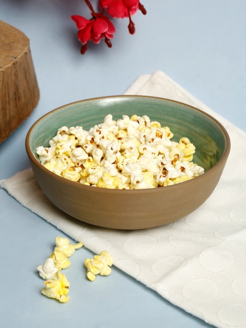 

EK BY EKTA KAPOOR Blue Solid Ceramic Bowl, Teal