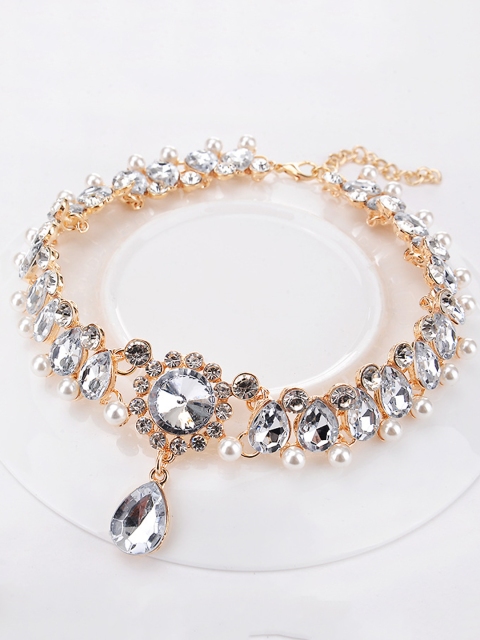 

Yellow Chimes Rose Gold Rose Gold-Plated Antique Necklace