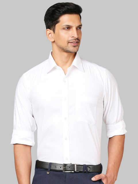 

Raymond Men White Cotton Regular Fit Formal Shirt