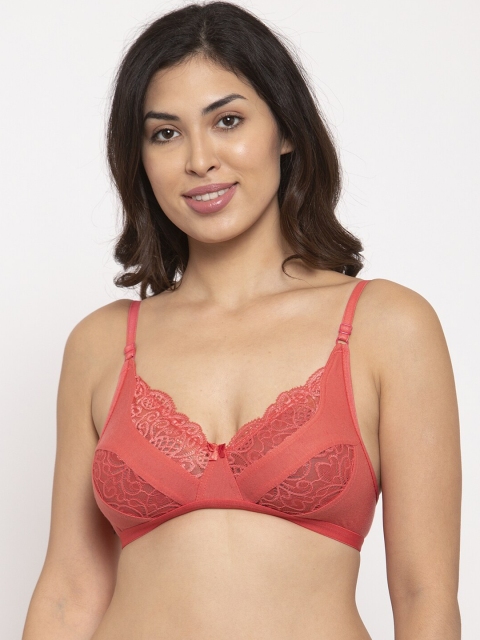 

Innocence Coral Lace Non Padded Non wired Bridal Bra