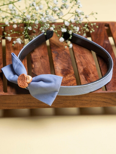 

Jewelz Women Blue Bow Hairband