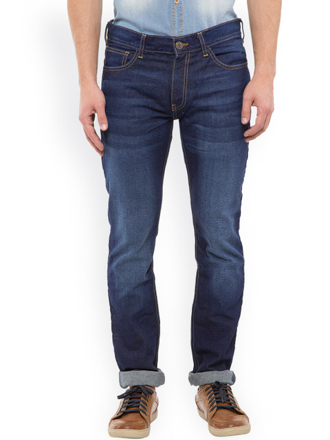 

HIGHLANDER Men Blue Slim Fit Clean Look Jeans