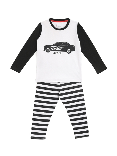 

KIDSCRAFT Boys White Graphic