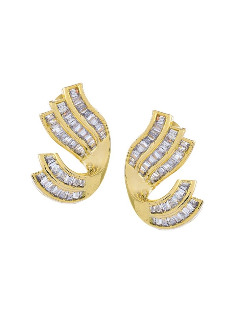 

Tistabene White & Rose Gold Contemporary Studs Earrings