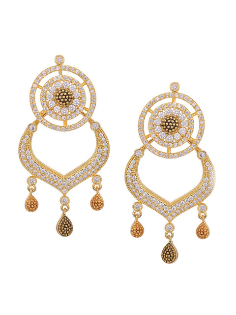 

Tistabene White Contemporary Drop Earrings