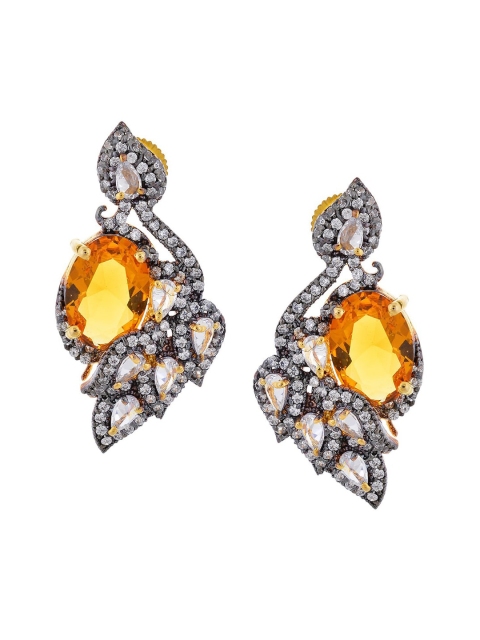

Tistabene Yellow Contemporary Drop Earrings