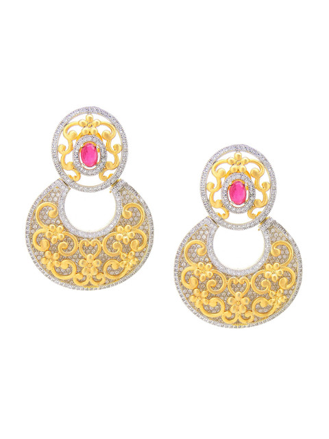 

Tistabene Red Contemporary Drop Earrings