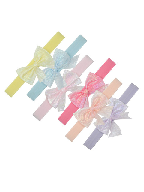 

FUNKRAFTS Girls Multicoloured Set of 6 Embellished Hairband, Multi