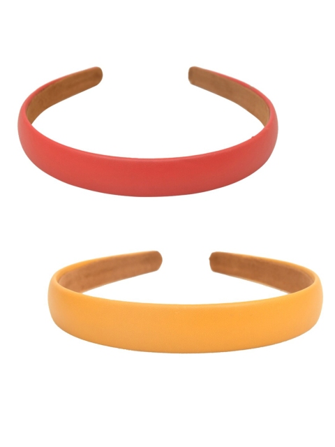 

FUNKRAFTS Girls Red & Yellow Set of 2 Hairband