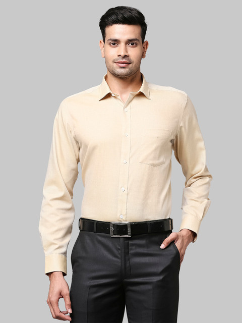 

Park Avenue Men Beige Formal Shirt
