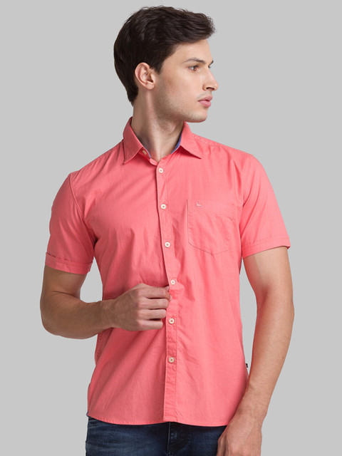

Parx Men Red Slim Fit Casual Shirt