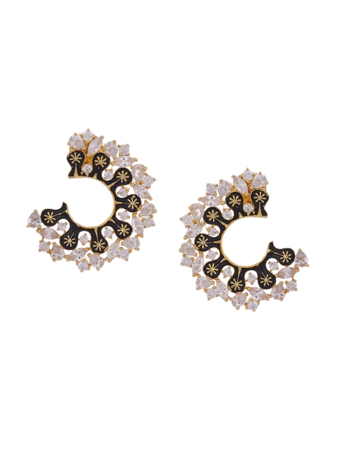 

Tistabene Gold-Plated & White Floral Studs