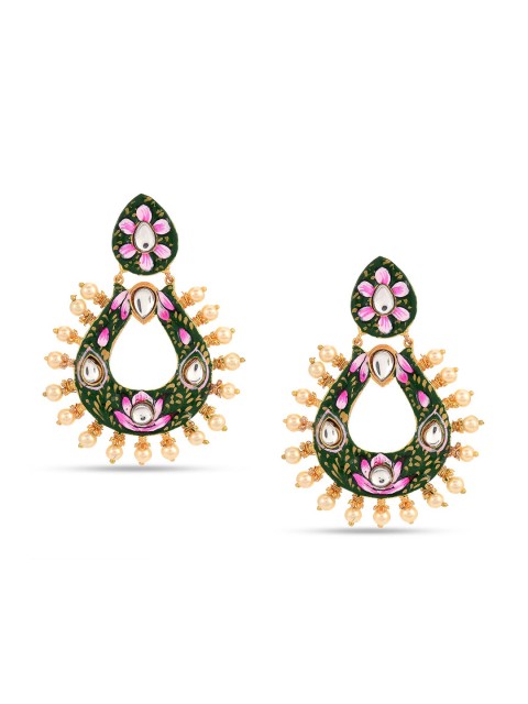 

Tistabene Gold-Toned Contemporary Drop Earrings