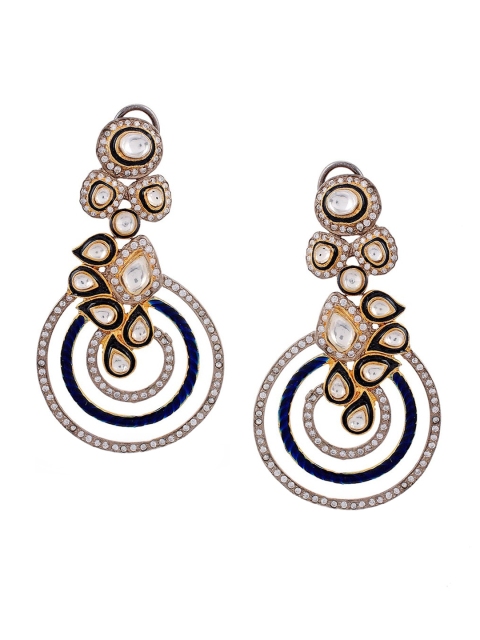 

Tistabene White Contemporary Drop Earrings