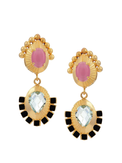

Tistabene Pink Contemporary Drop Earrings