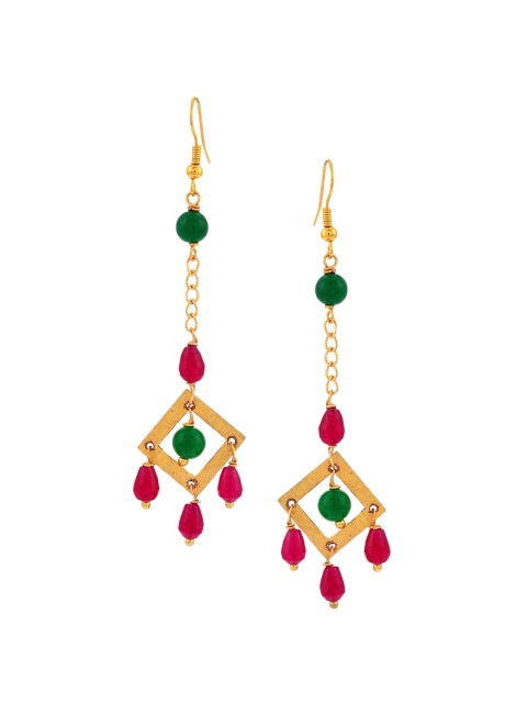 

Tistabene Green Contemporary Drop Earrings