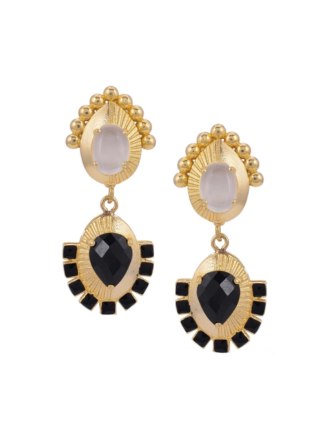 

Tistabene Black Contemporary Drop Earrings