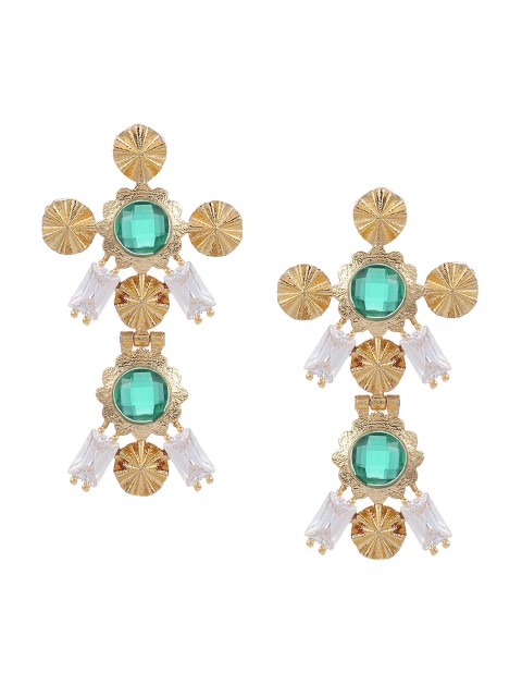 

Tistabene Green Contemporary Drop Earrings