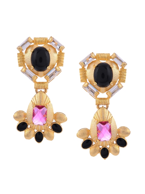 

Tistabene Black Contemporary Drop Earrings