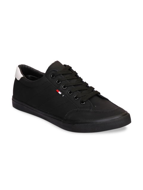 

CIPRAMO SPORTS Men Black PU Sneakers